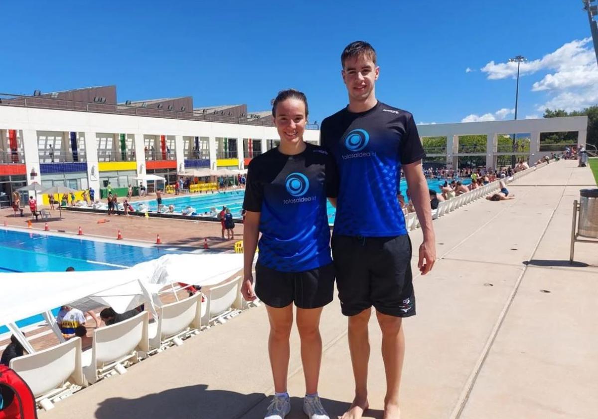 Nahia Garrido y Mattin Zubeldia, del Tolosaldea, compiten desde el miércoles en Mallorca.