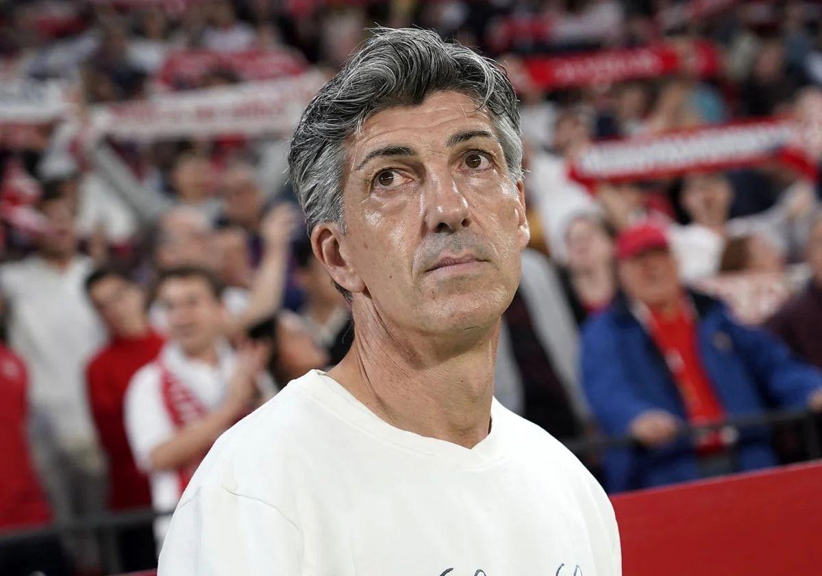Imanol, en un partido en el Sánchez Pizjuán.