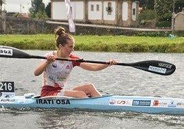 Irati Osa, K1 modalitatean, Europako txapelketan.