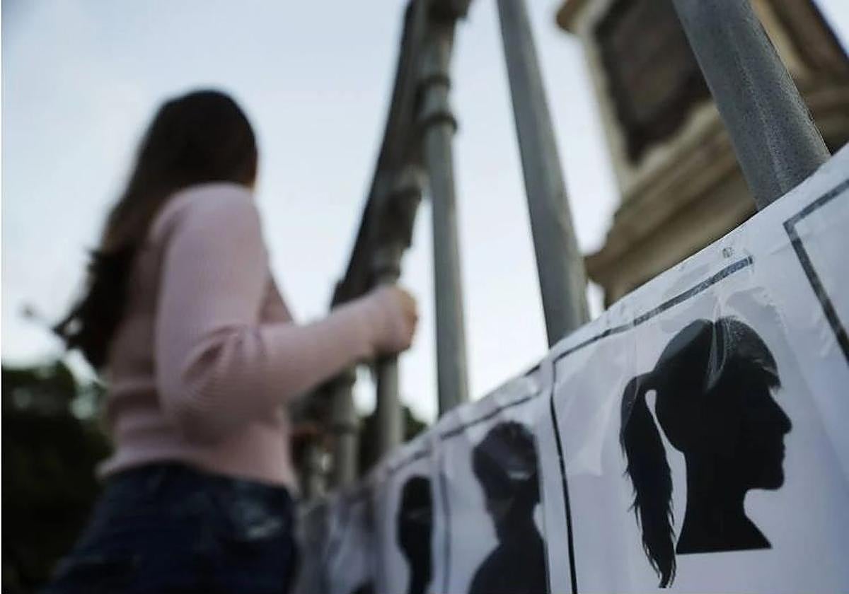 Imagen de archivo de una víctima de violencia de género ajena a la información.