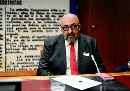 Koldo García Izaguirre, durante una comparecencia en el Senado.