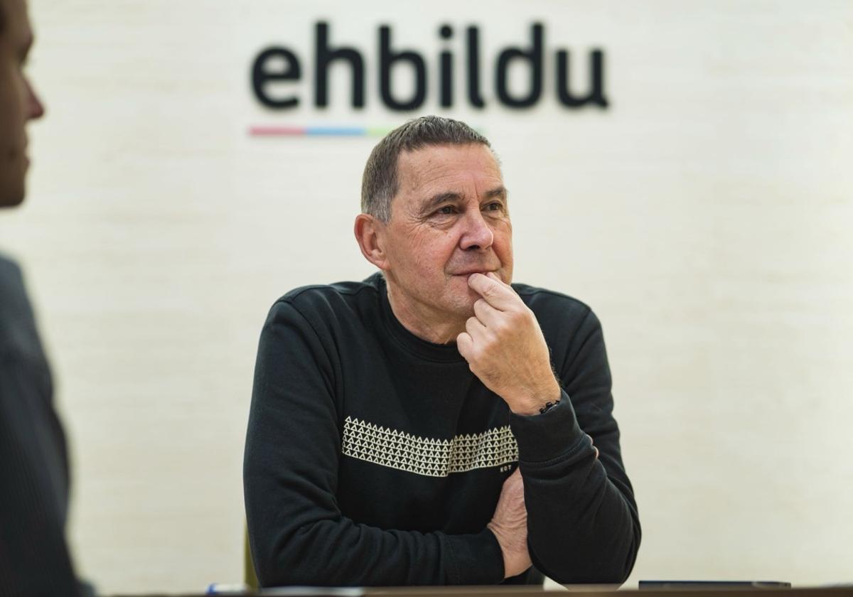 El secretario general de EH Bildu, Arnaldo Otegi.