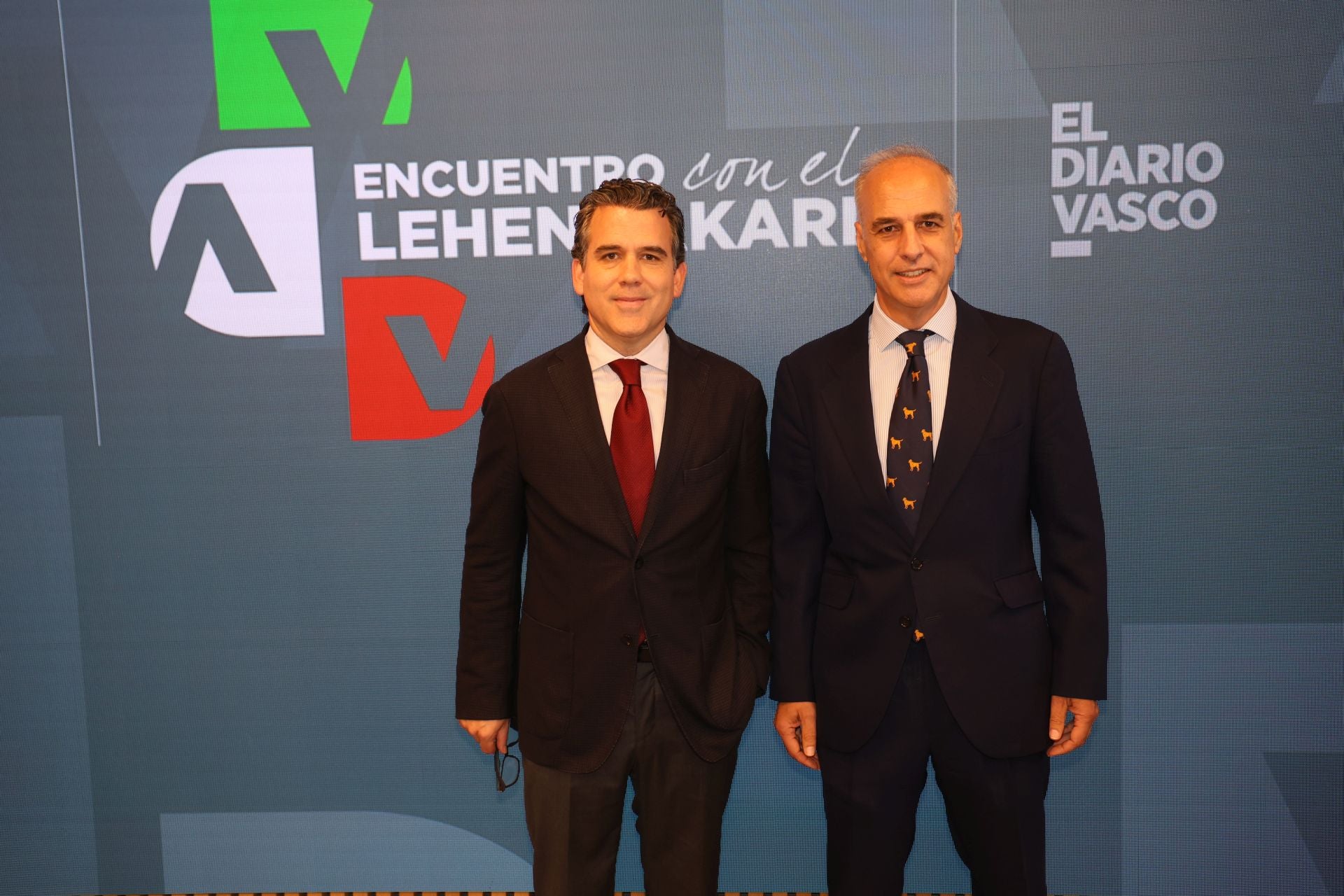 José Iturriaga (Indar Kartera) y Enrique Arriola (Induhold).