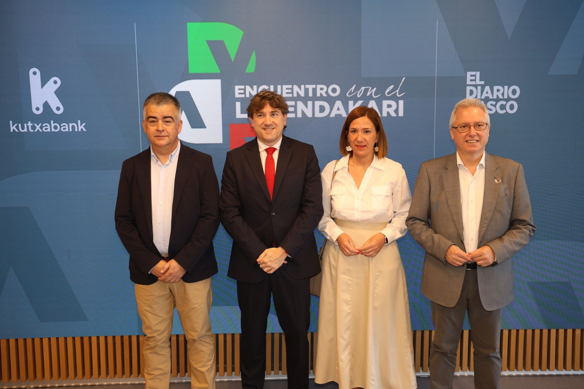 Los socialistas Miguel Ángel Morales, Eneko Andueza, Cristina Laborda y José Ignacio Asensio.