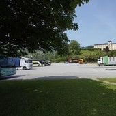 Aparcamiento de Iurreamendi, en Tolosa, donde se proyecta el futuro hospital público.