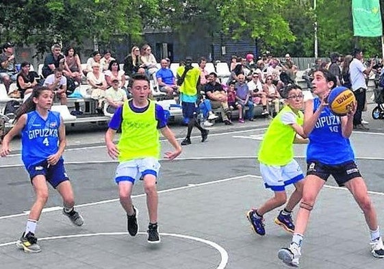 Torneo de basket 3x3.