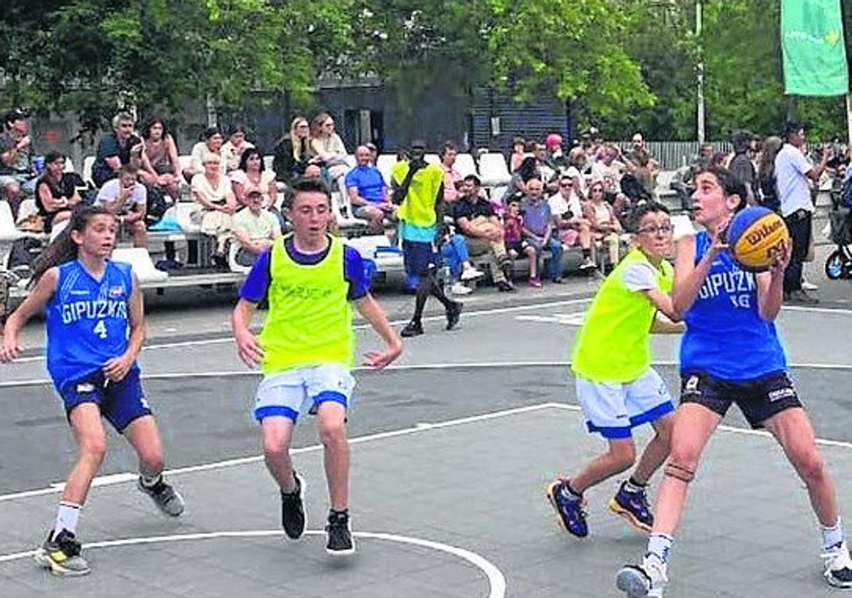 Torneo de basket 3x3.