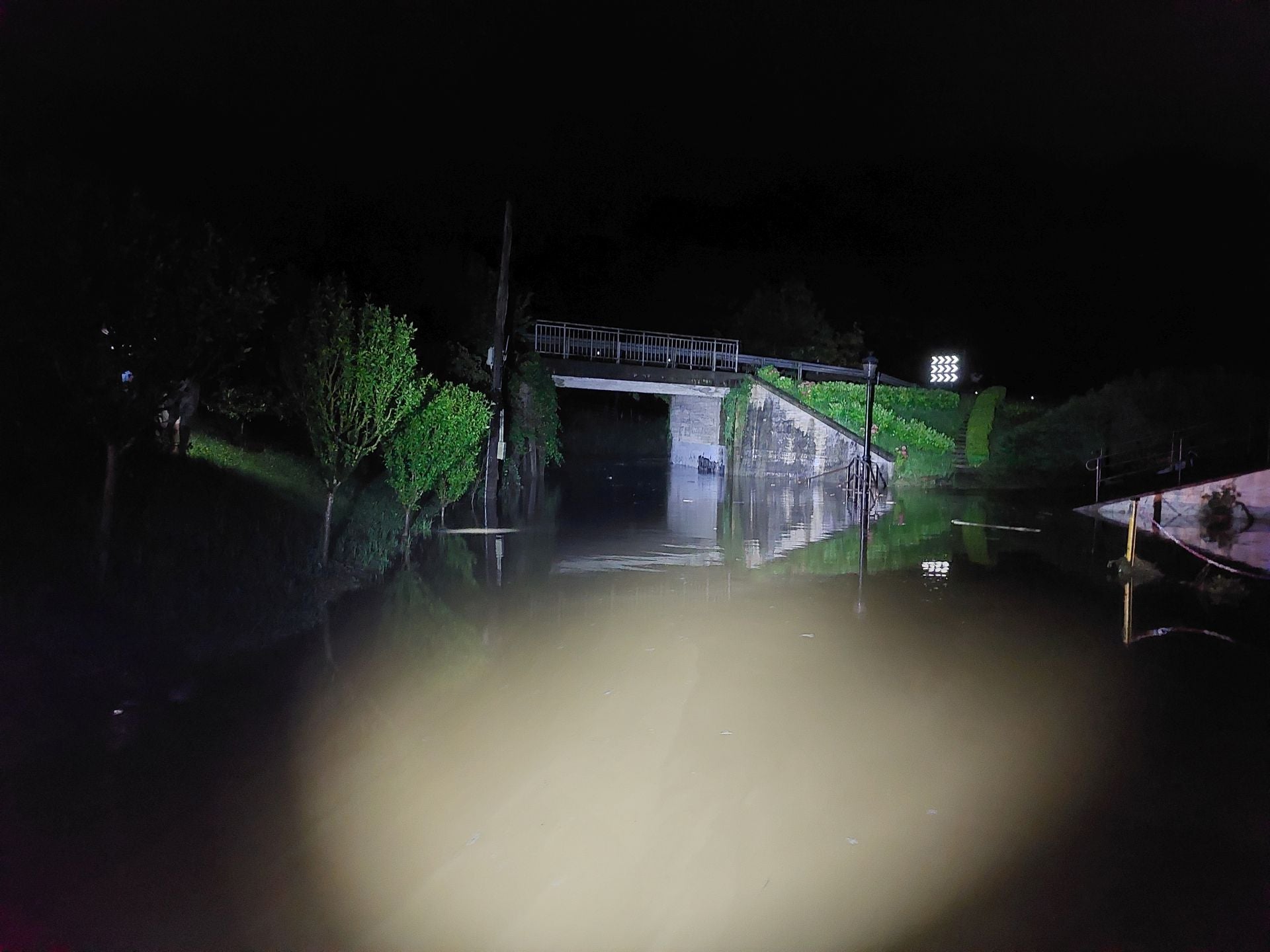 Las imágenes de los desperfectos que deja la tromba de agua en Tolosaldea y Goierri