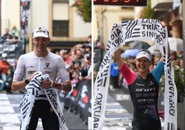Montiel y Siffert logran el triunfo en el Zarauzko Triatloia