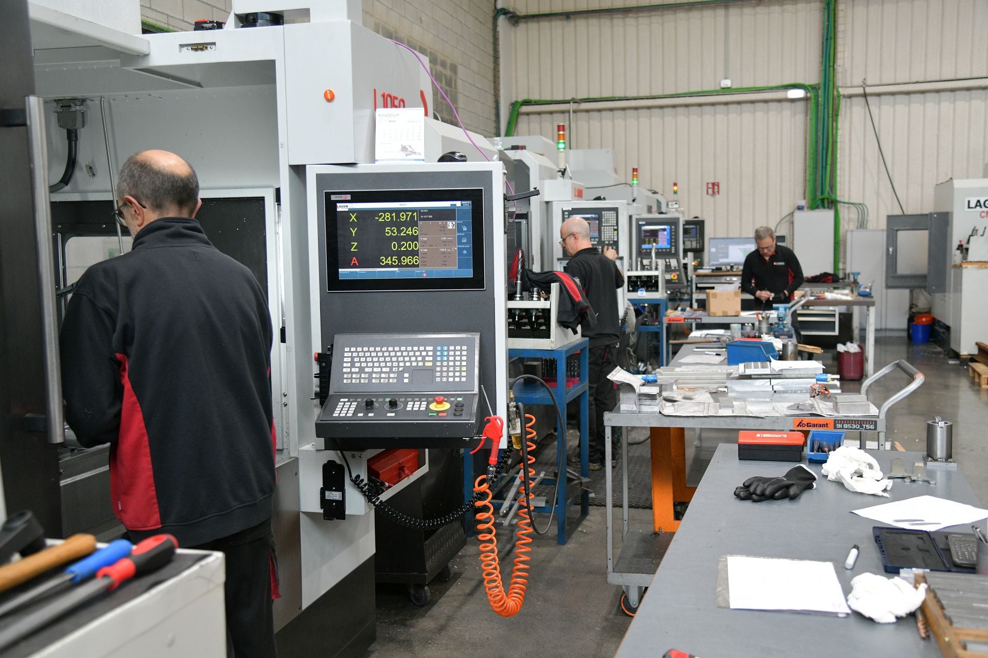 Trabajadores de una empresa guipuzcoana