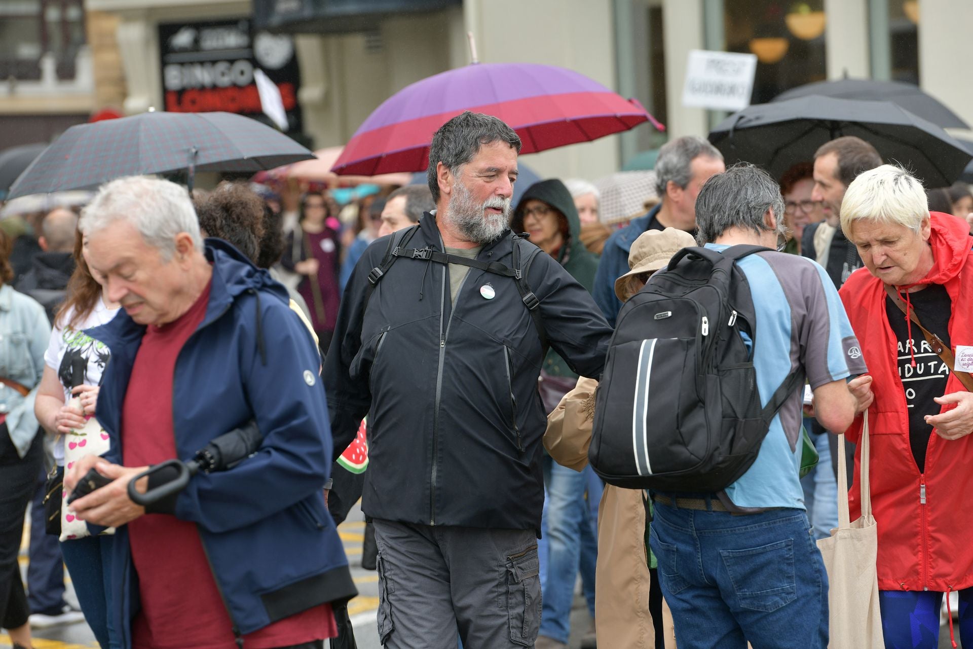 Manifestación en San Sebastián contra la «turistificación»