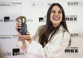 Andrea Jiménez, con su 'Casting Lear', fue la triunfadora de los premios Max en Pamplona.