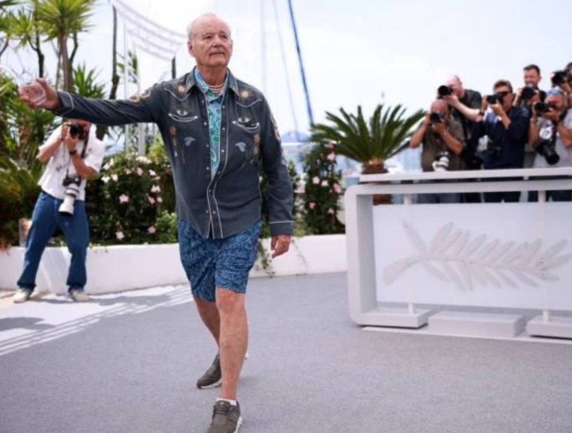 Bill Murray el mes pasado en el Festival de Cannes, donde presentó 'La trama fenicia', de Wes Anderson.