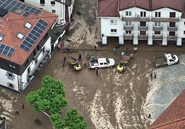 El pueblo de Irura tras las inundaciones de la noche del viernes