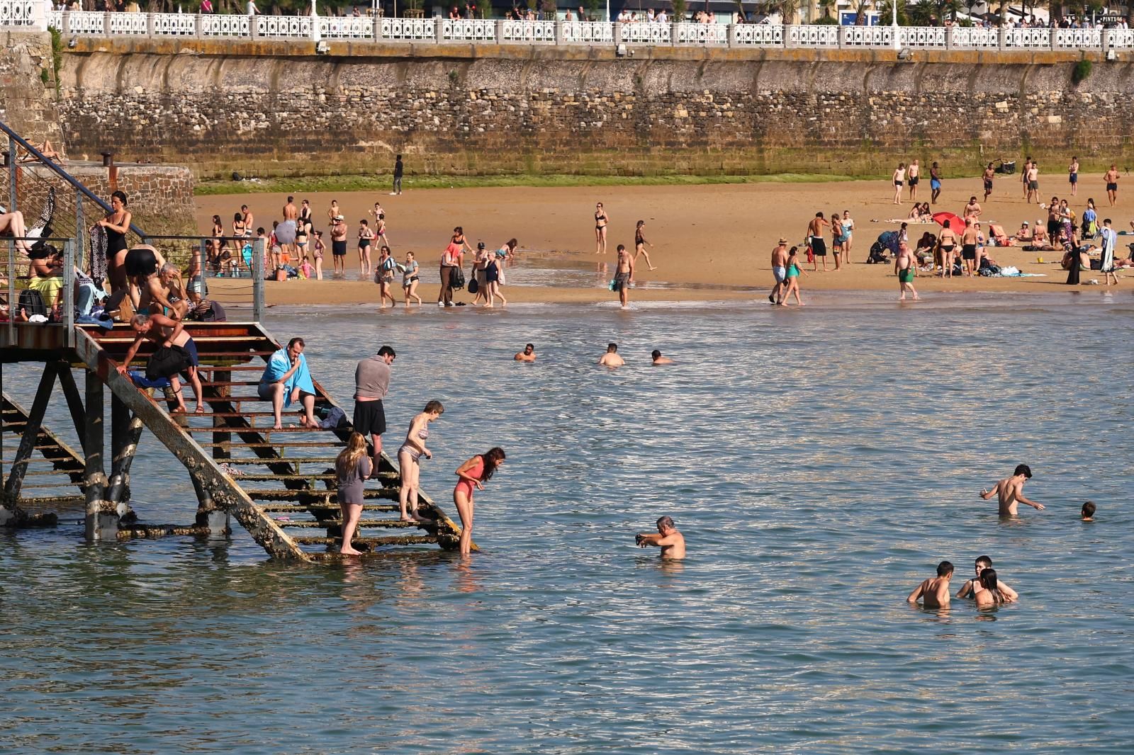 Primera ola de calor en Gipuzkoa