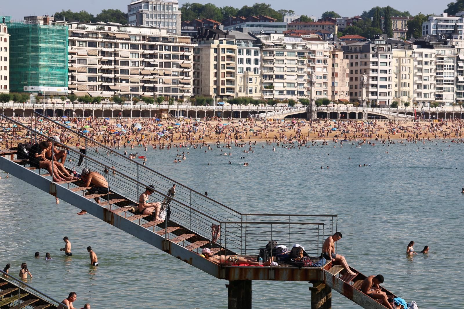 Primera ola de calor en Gipuzkoa