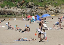 La playa de Orio, un buen refugio para escapar del calor