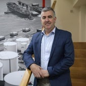 Antton Tomasena, director general de Esergui, en la sede de la compañía guipuzcoana en Donostia.