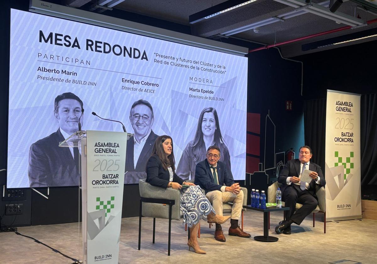 La Asamblea General del Clúster de la Construcción de Euskadi se ha celebrado hoy en Bilbao.