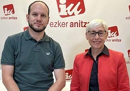 Iñigo Martínez y Arantza González, en una imagen de archivo.