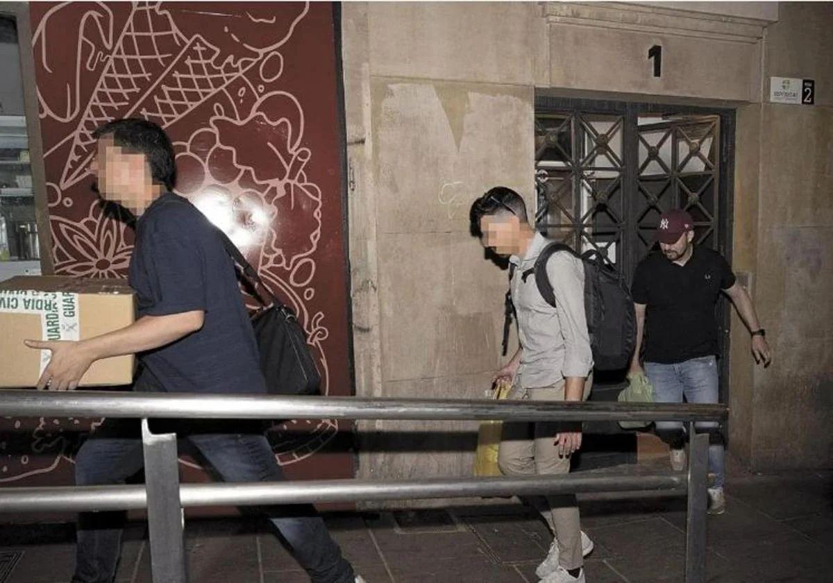 Registro llevado a cabo la semana pasada en las oficinas de Servinabar en Pamplona.