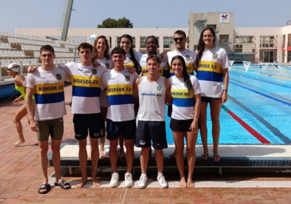 Equipo del Bidasoa XXI que participó en el estatal en Mallorca.