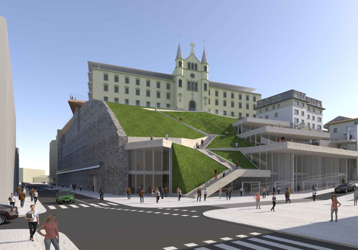 Elkarrekin pedirá en el Pleno que se haga un parque en la parcela comercial de San Bartolomé