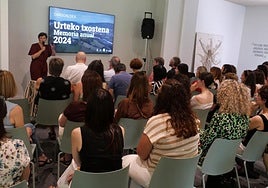 La presentación del informe tuvo lugar en Oarsolan.