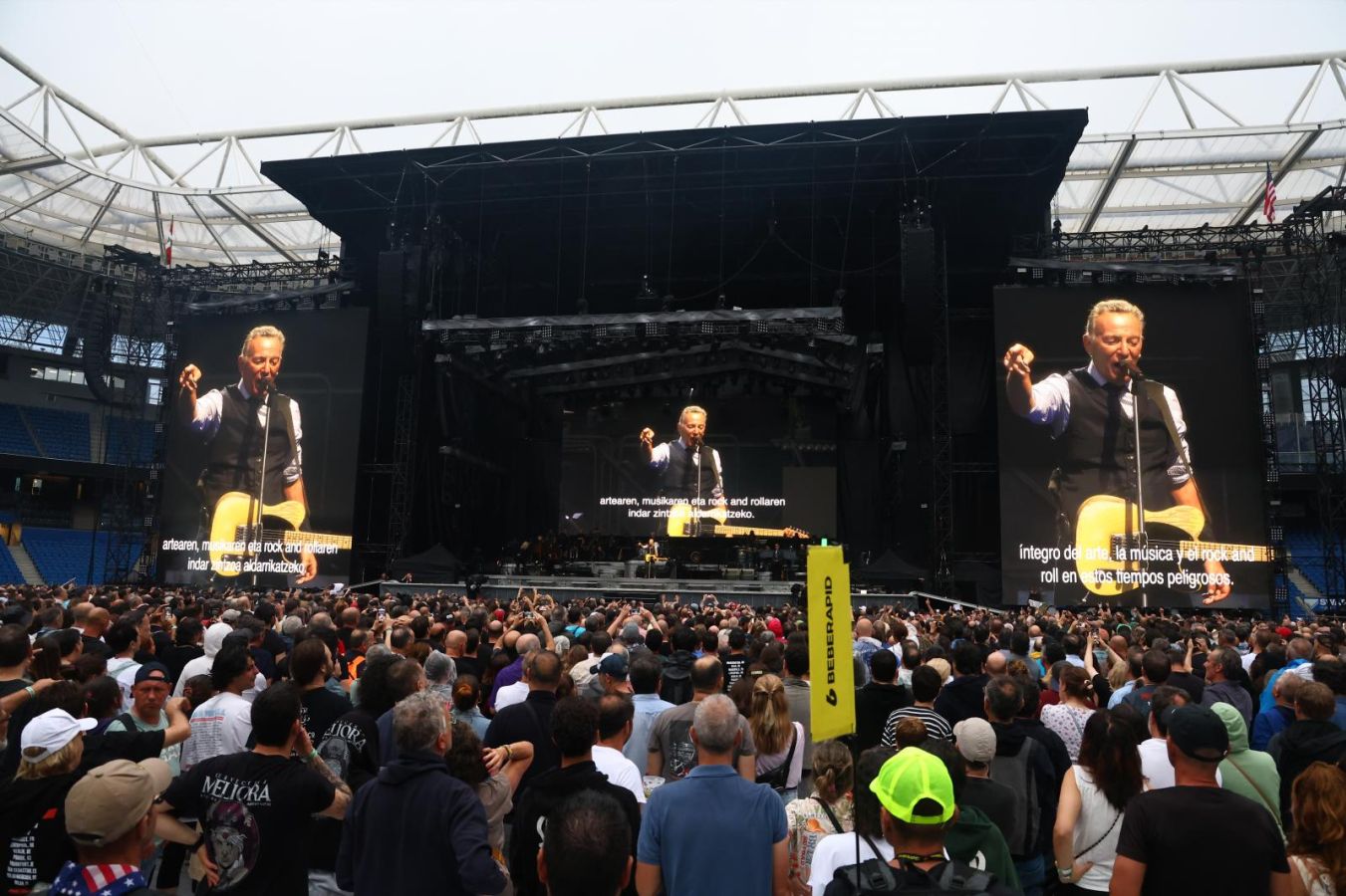 Anoeta se rinde al show de Bruce Springsteen