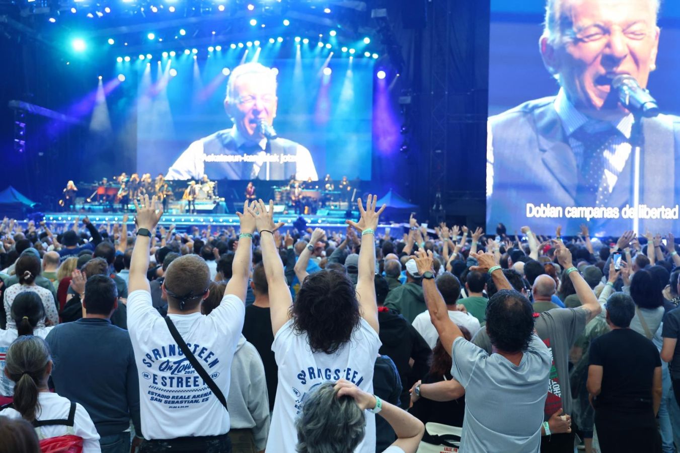 Anoeta se rinde al show de Bruce Springsteen