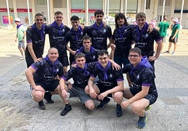 «El objetivo es divertirse», comentaba un grupo en la plaza Biteri mientras esperaban la siguiente pruebap