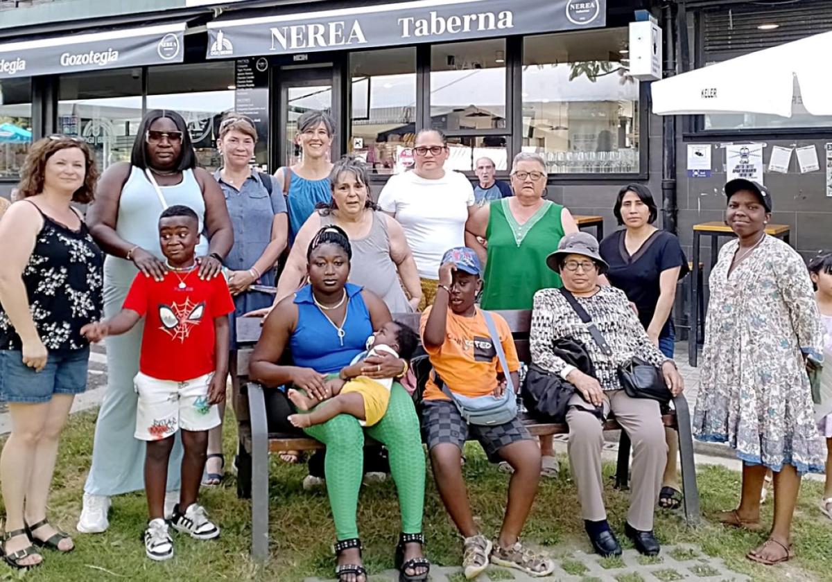 Las integrantes de Ordizia Kolore.