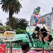 Tres menores salen «despedidas» de una atracción en las fiestas de Castro Urdiales