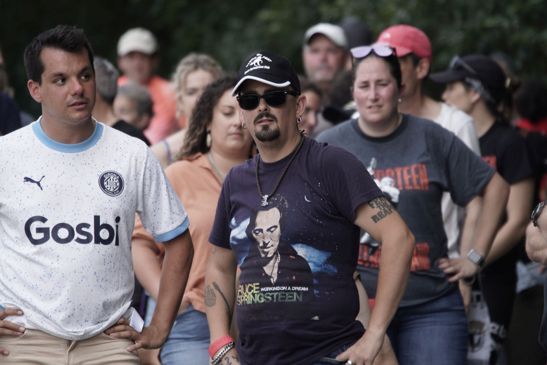 Gran ambiente en las horas previas al concierto de Bruce Springsteen