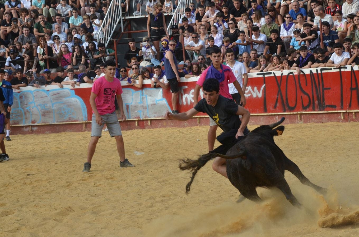 Primer encierro de las fiestas de Arrasate