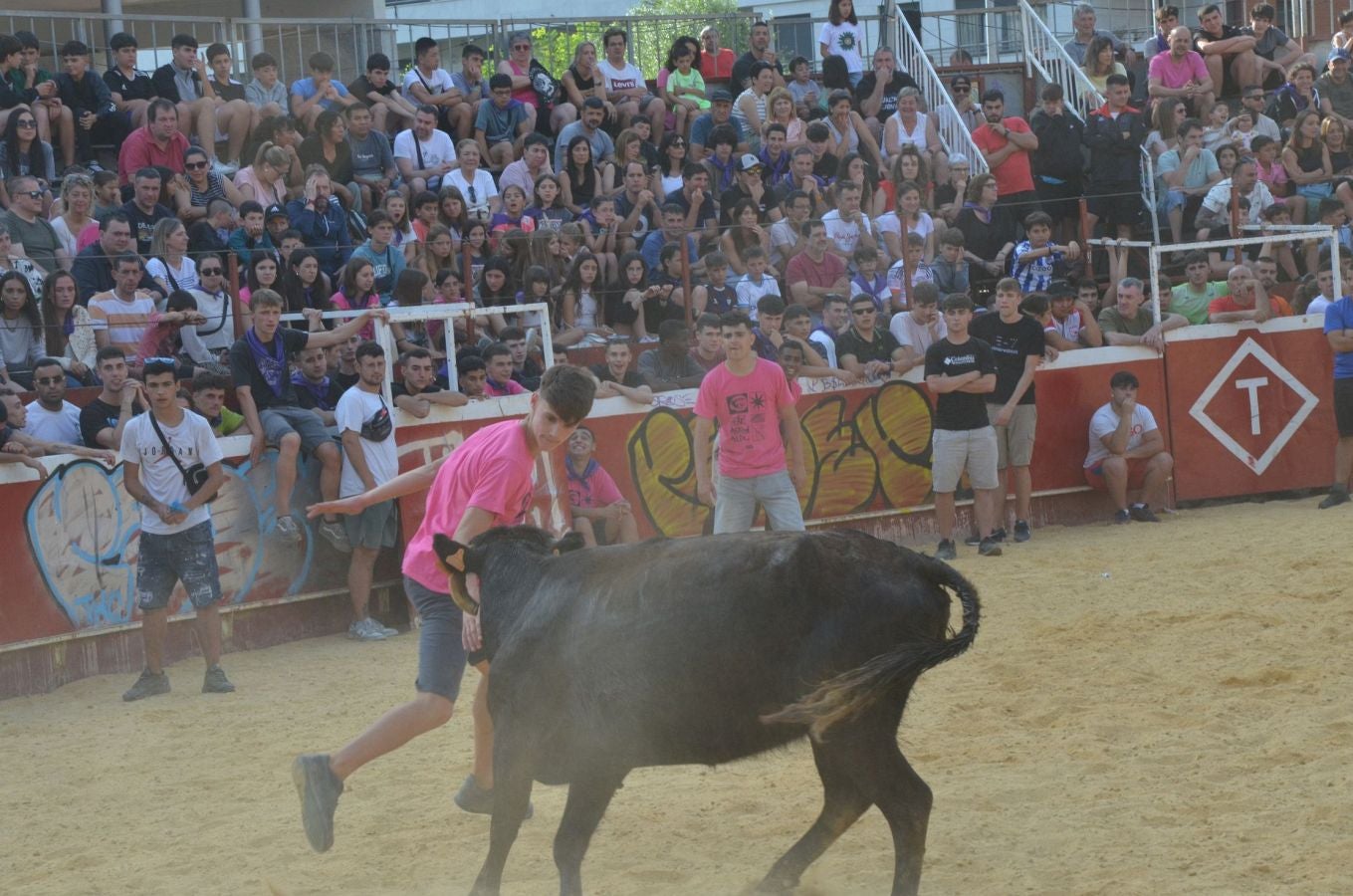 Primer encierro de las fiestas de Arrasate