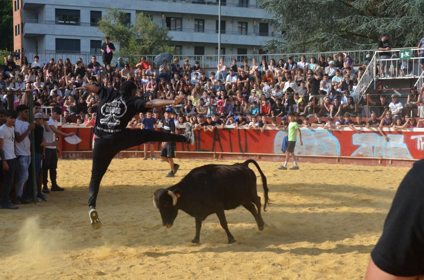 Primer encierro de las fiestas de Arrasate