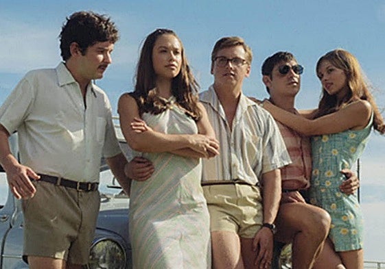 Parte del reparto de la película.