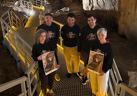 Presentación de la iniciativa en las mismas cuevas de Arrikrutz.