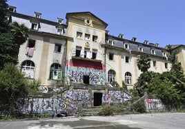 Fachada principal del antiguo colegio de Los Agustinos.