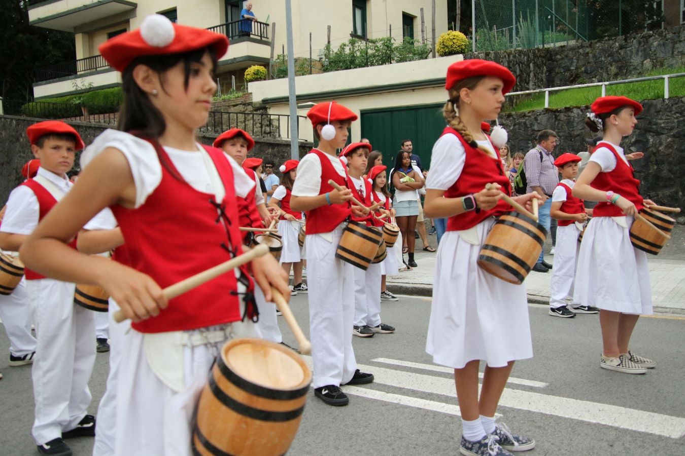 Zarautz ya disfruta de San Pelaio