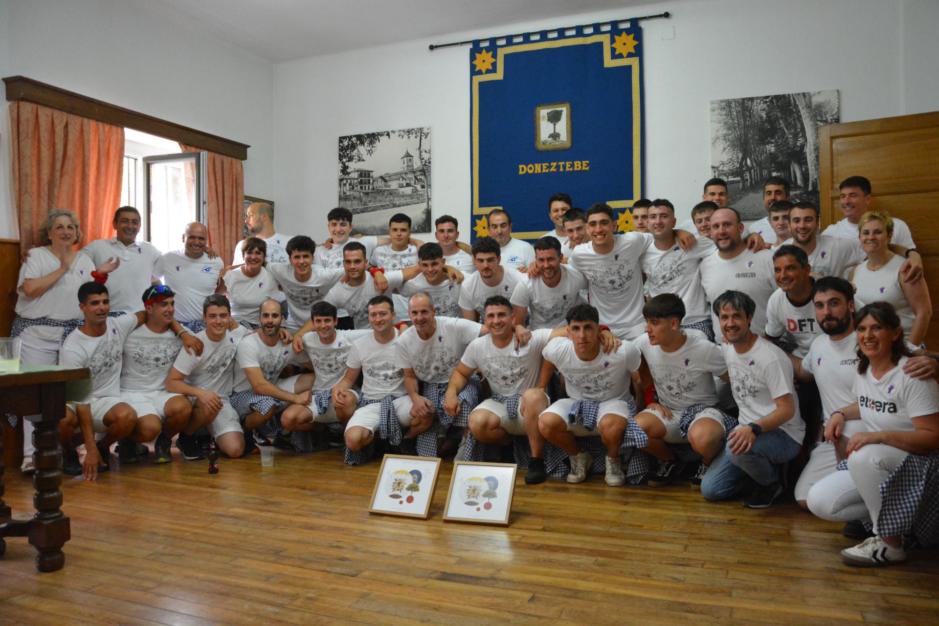 Erreka y Doneztebe Futbol Taldea lanzan el txupinazo en Doneztebe