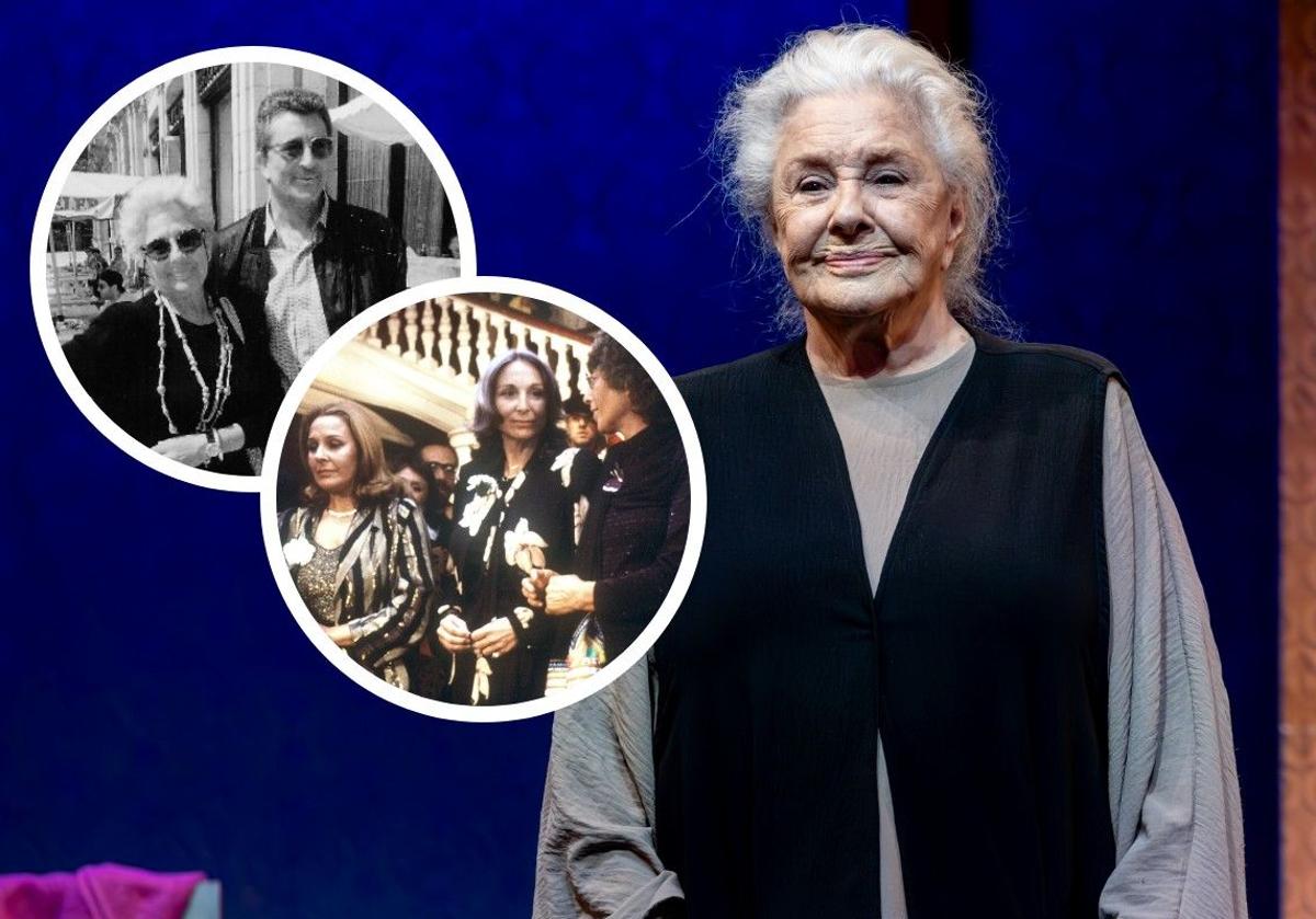 La vallisoletana celebra 90 años y más de 55 años en activo. En Donostia recuerda aplausos, estrenos, compañeros, paseos, algún que otro disgusto y muchas horas con Mario.