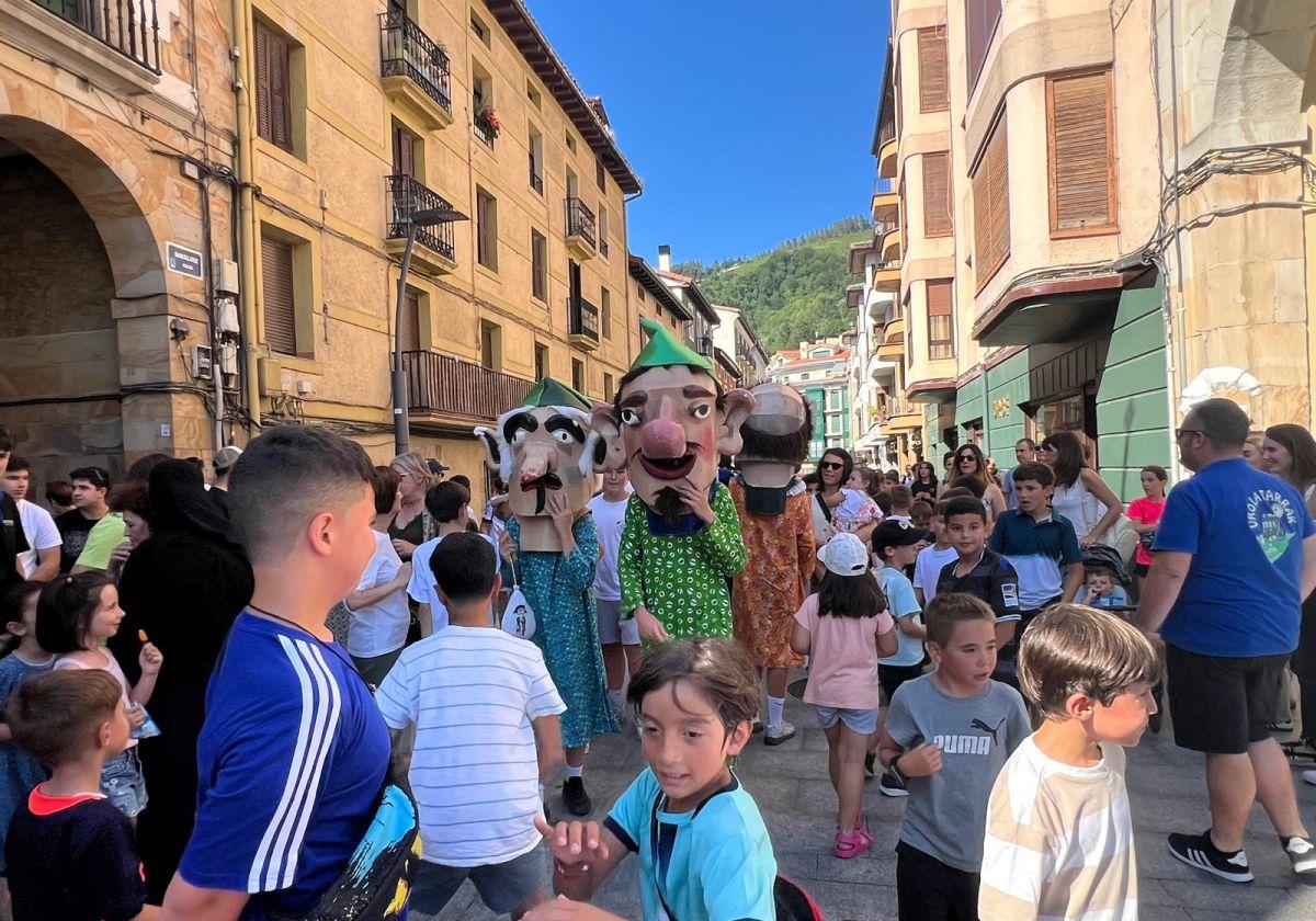 Gran ambiente en las fiestas de Zumarraga