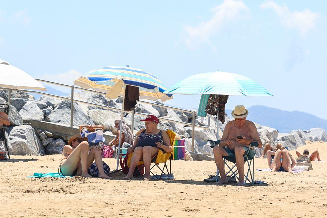 Gipuzkoa se achicharra bajo el sol