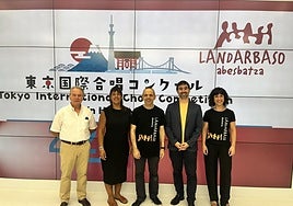 José Miguel Zabala, Goizane Álvarez, Iñaki Tolaretxipi, Isaac Valencia y Maddalen Dorronsoro.