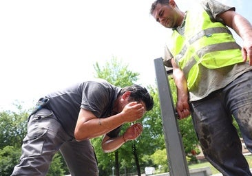 «Hasta el agua sale caliente, es muy difícil refrescarse a 37 grados»