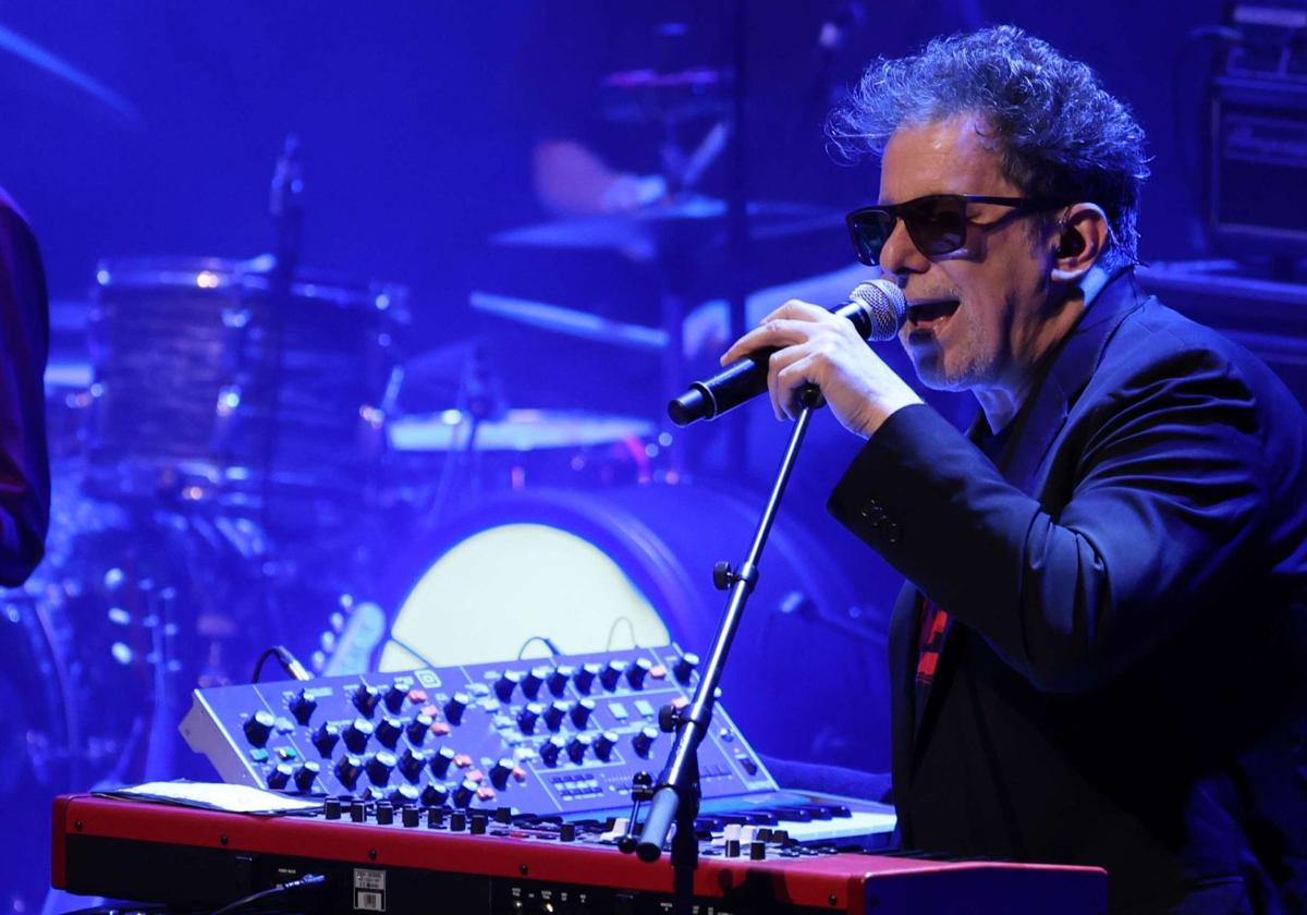 Andrés Calamaro, en un concierto en el Kursaal de Donostia en 2023.