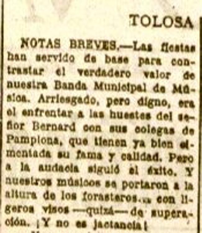 Texto publicado en DV el 3 de julio de 1945.