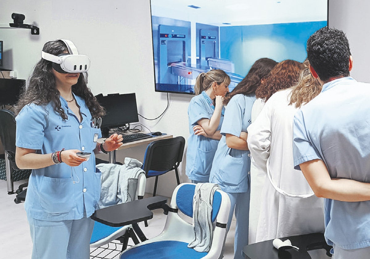 Visita virtual a entornos hospitalarios restringidos